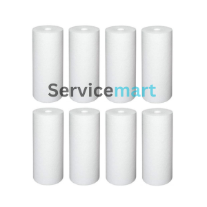6 Inch PP Spun Filter for Pureit Classic RO MF UV 6 Inch, 5 Micron (Pack of 8)