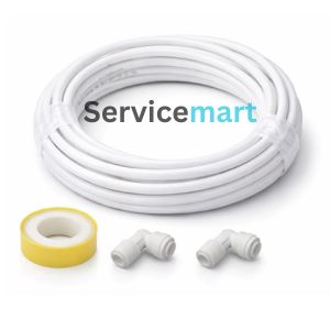 ro pipe 10 Meters length, Ro tubing 1/4 size, ro pipe 1/4 size with 2 jointers and teflon tape, White